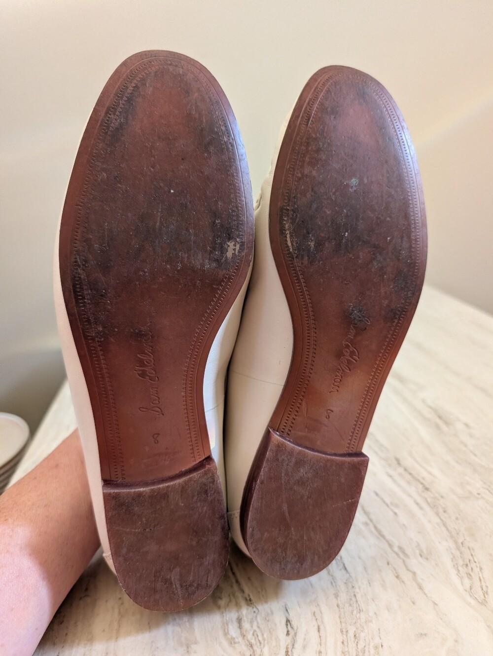 Sam Edelman Lucca Bit Loafer in Modern Ivory Leather Size 8 - Picture 10 of 10